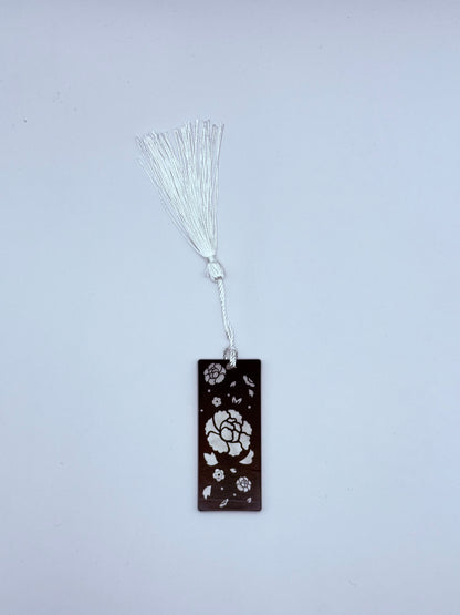 BTS SUGA/AGUST D Lotus Flower Acrylic Bookmark