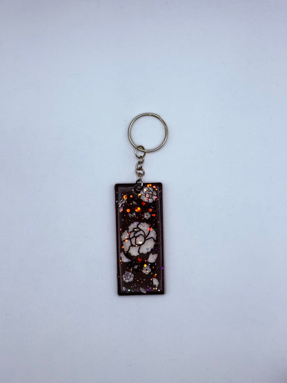 BTS SUGA/AGUST D Resin Glitter Acrylic Keychain