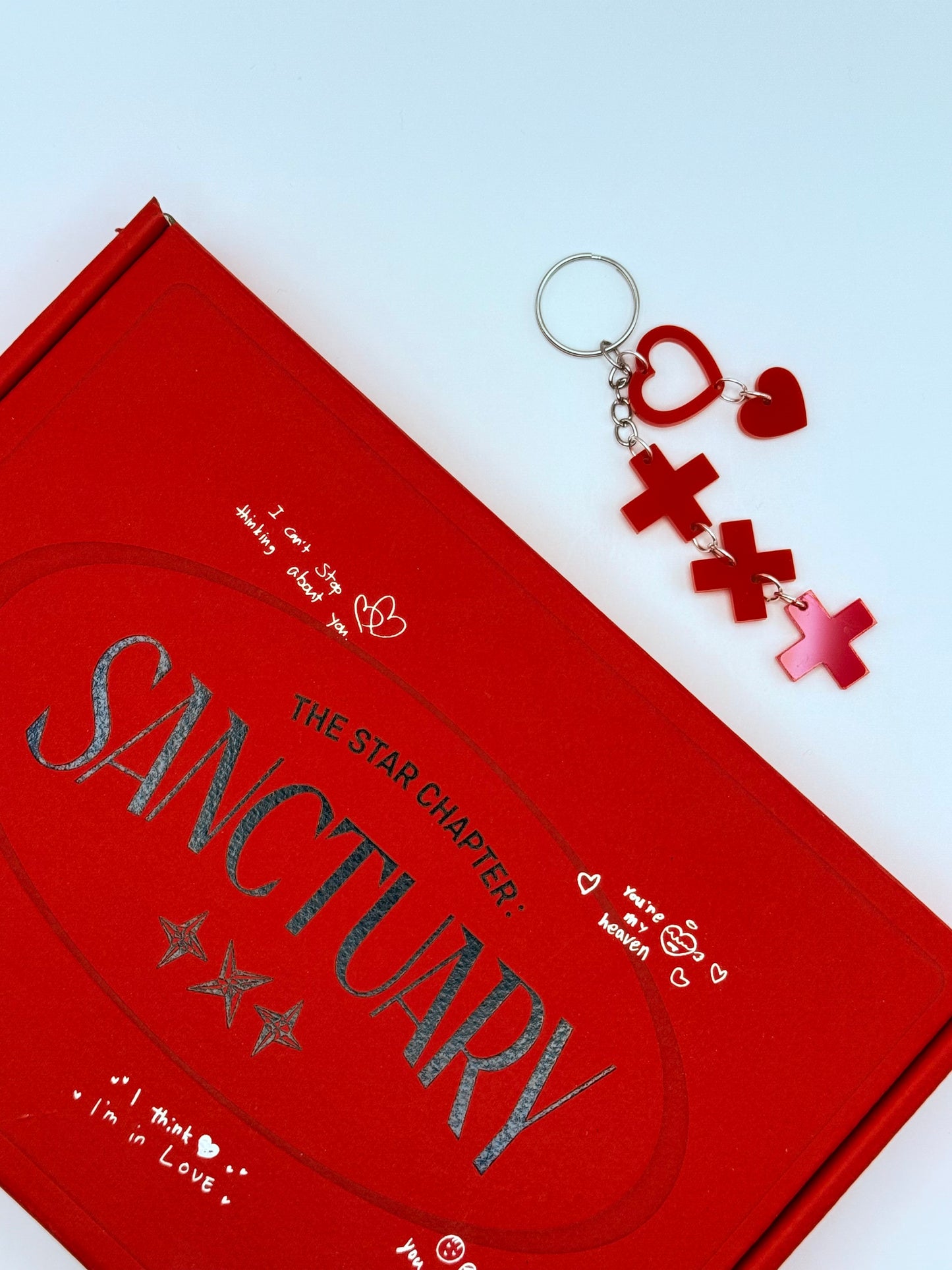 Tomorrow x Together Love Language Acrylic Keychain