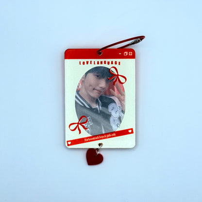 Tomorrow x Together Love Language Acrylic Photocard Holder