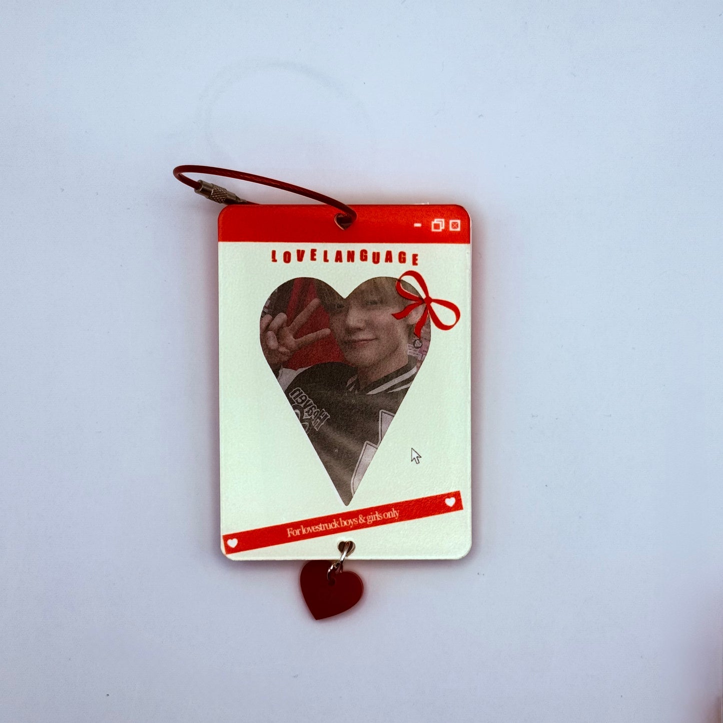 Tomorrow x Together Love Language Acrylic Photocard Holder