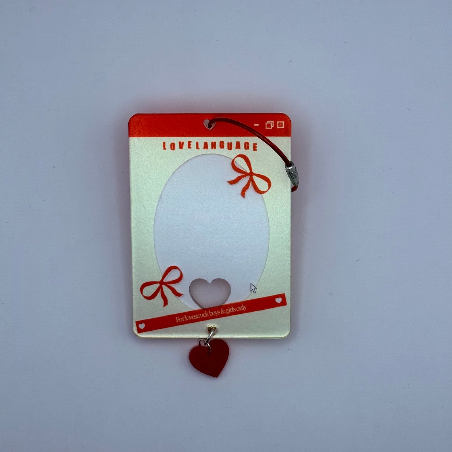 Tomorrow x Together Love Language Acrylic Photocard Holder