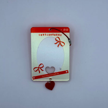 Tomorrow x Together Love Language Acrylic Photocard Holder