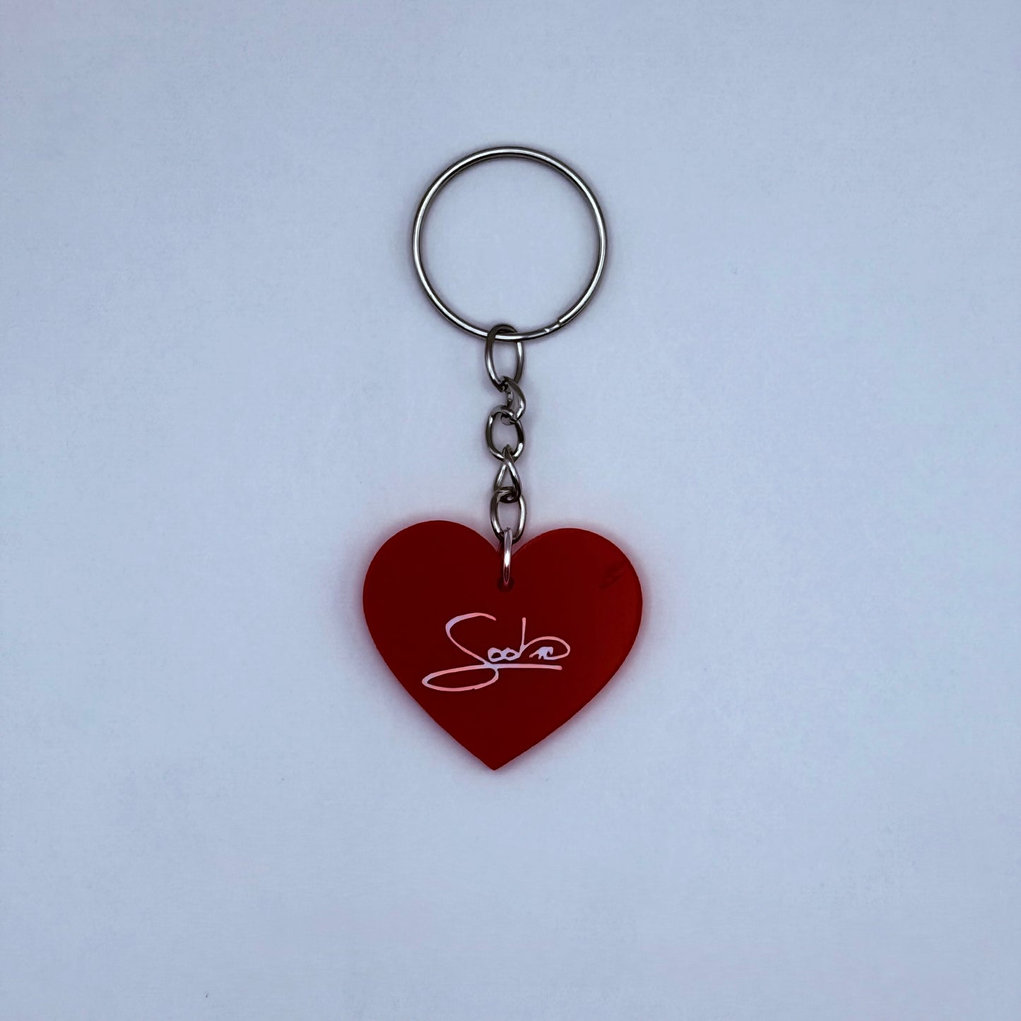 Tomorrow x Together Member Heart-Shaped Acrylic Keychain