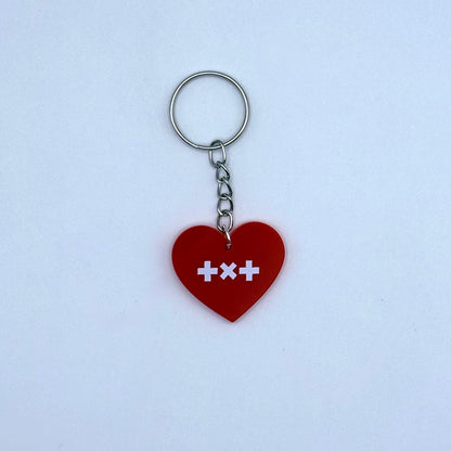 Tomorrow x Together Member Heart-Shaped Acrylic Keychain