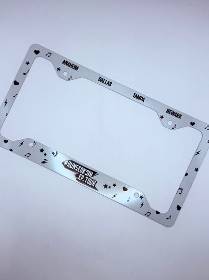 BTS Jin #RUNSEOKJIN_EP TOUR Inspired License Plate Frame