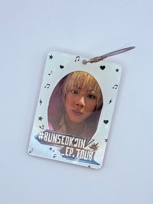 BTS Jin #RUNSEOKJIN_EP TOUR Acrylic Photocard Holder