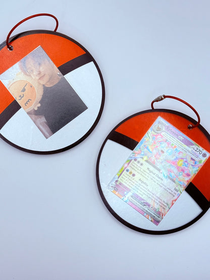 Pokeball Themed Acrylic Photocard/Trading Card Holder
