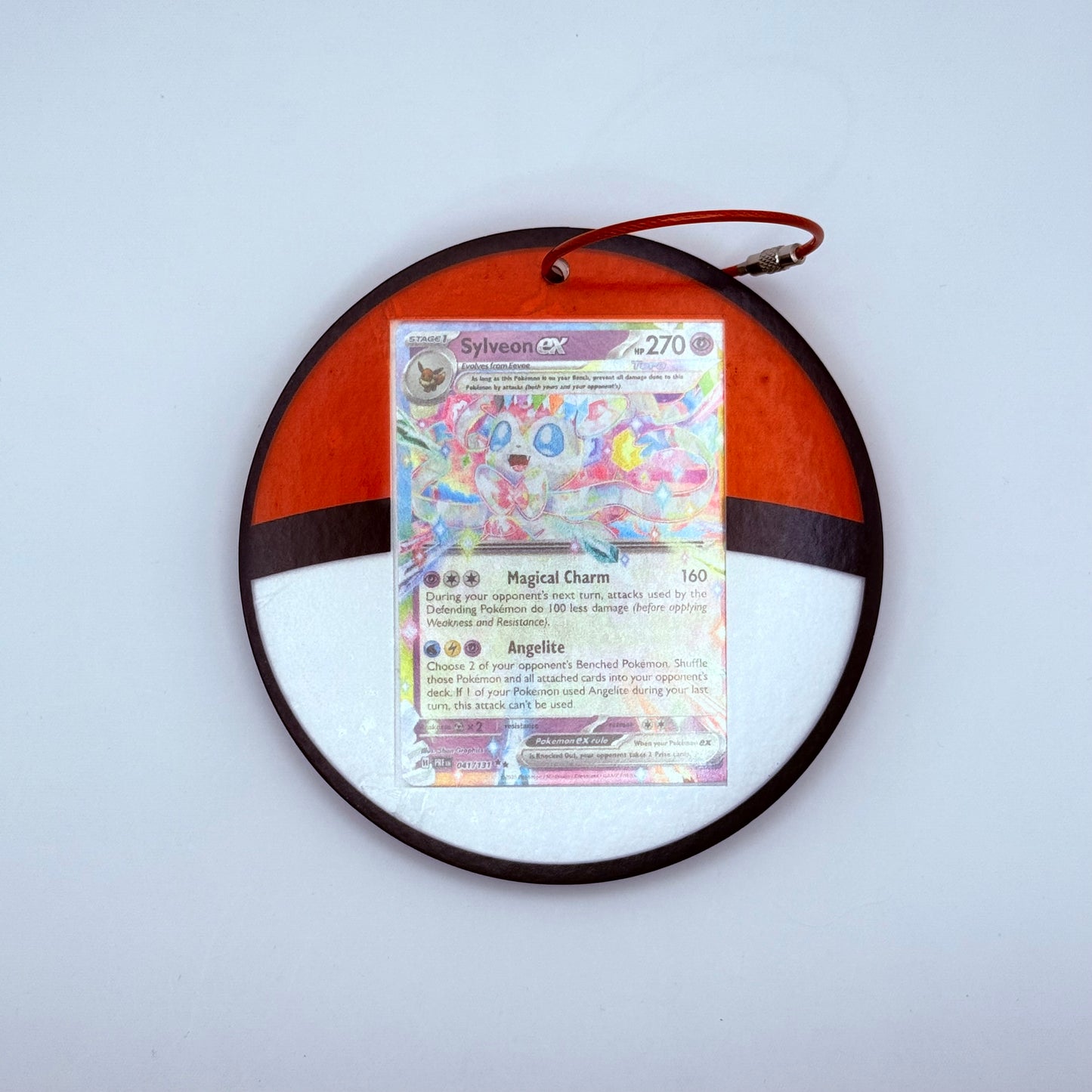 Pokeball Themed Acrylic Photocard/Trading Card Holder