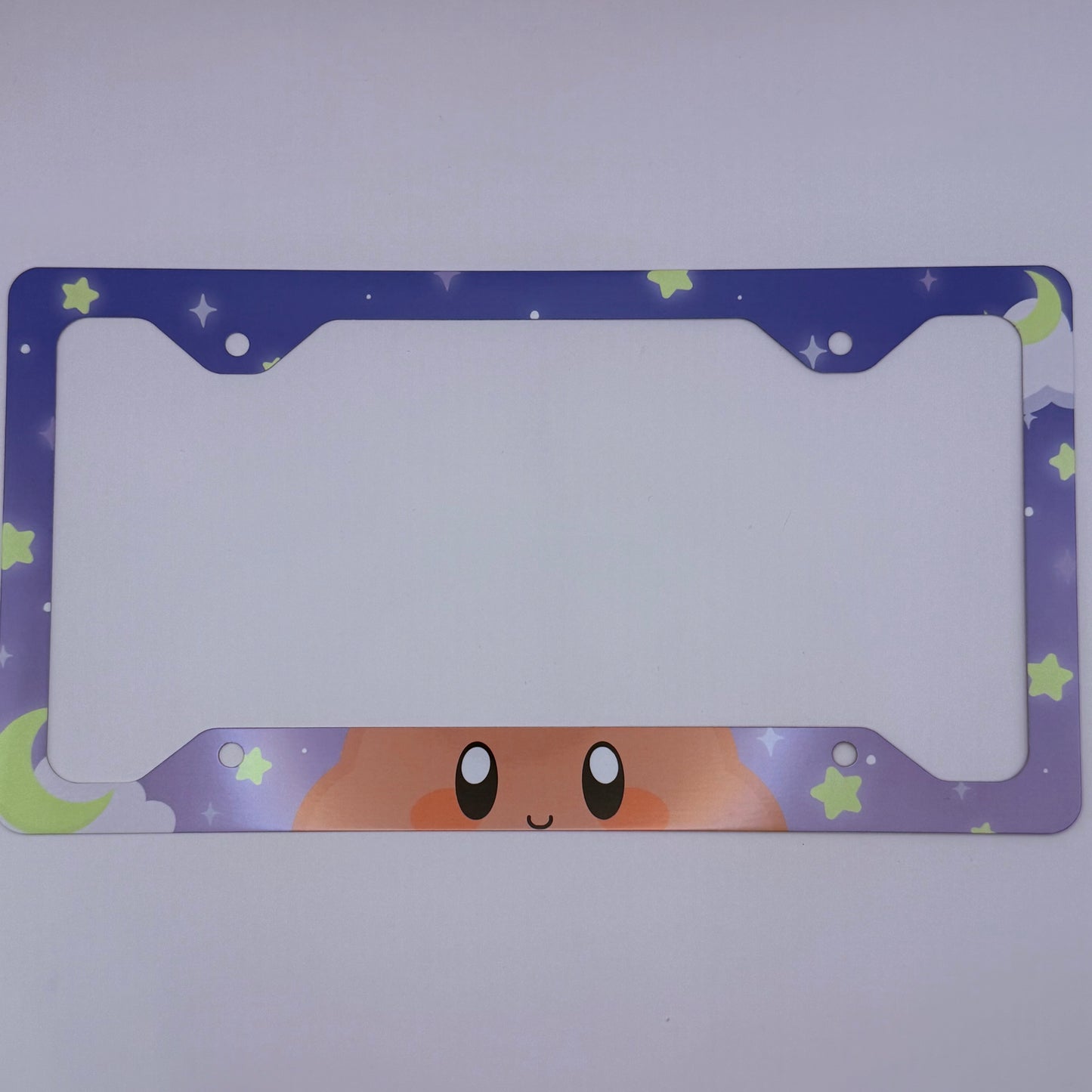 Kirby Themed License Plate Frame