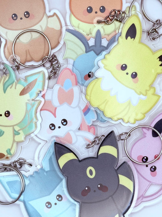 Eeveelution 2.75" Acrylic Keychain
