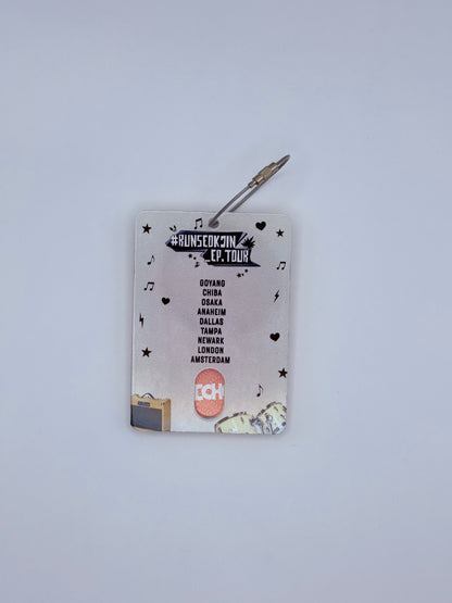 BTS Jin #RUNSEOKJIN_EP TOUR Acrylic Photocard Holder