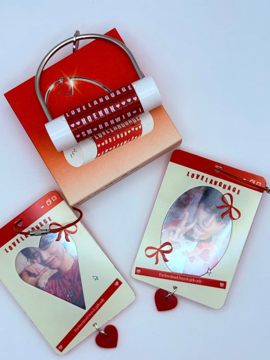 Tomorrow x Together Love Language Acrylic Photocard Holder