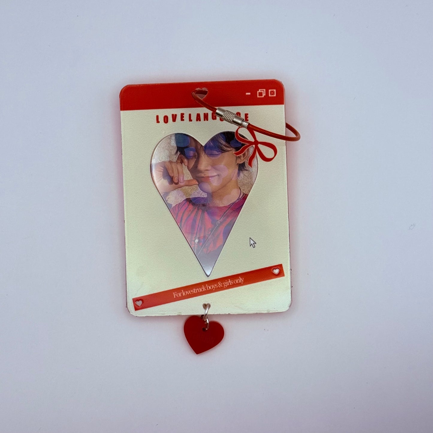 Tomorrow x Together Love Language Acrylic Photocard Holder