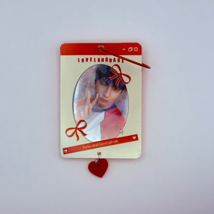 Tomorrow x Together Love Language Acrylic Photocard Holder