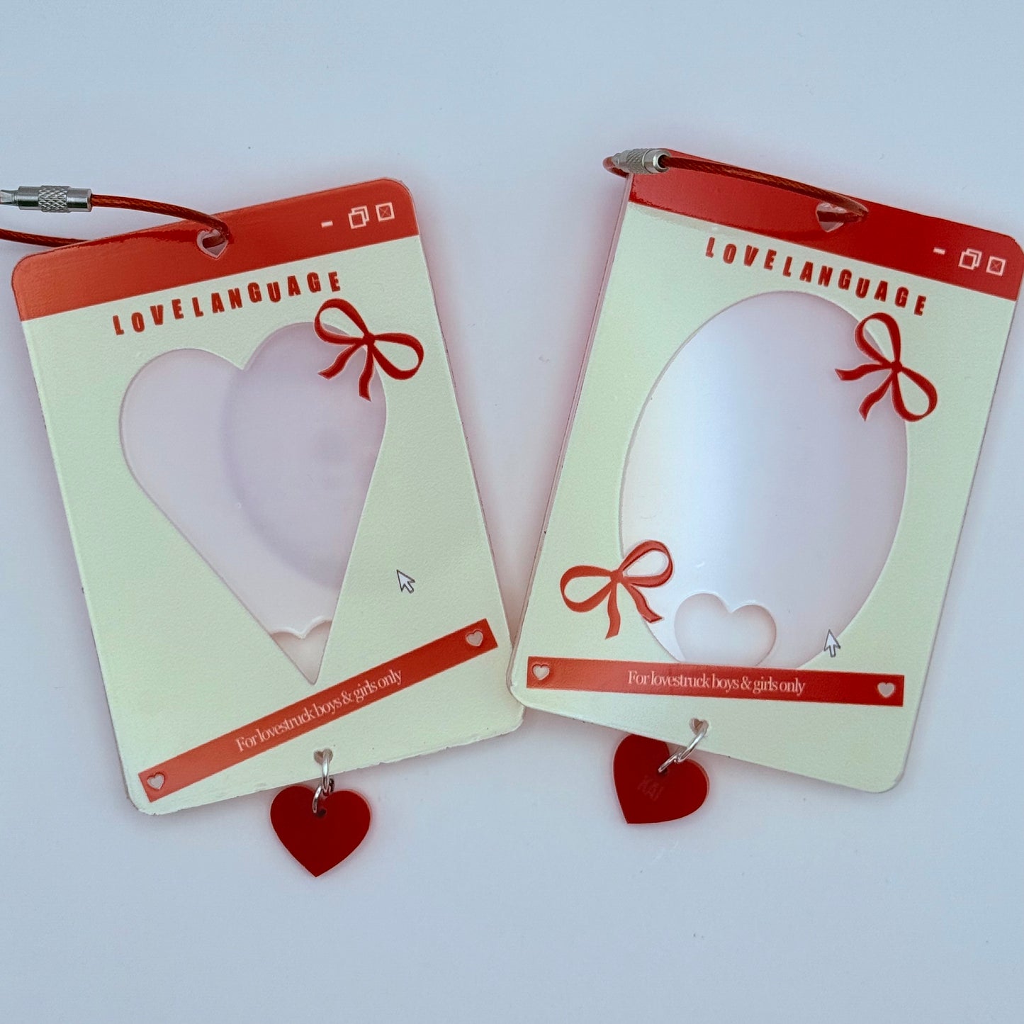 Tomorrow x Together Love Language Acrylic Photocard Holder