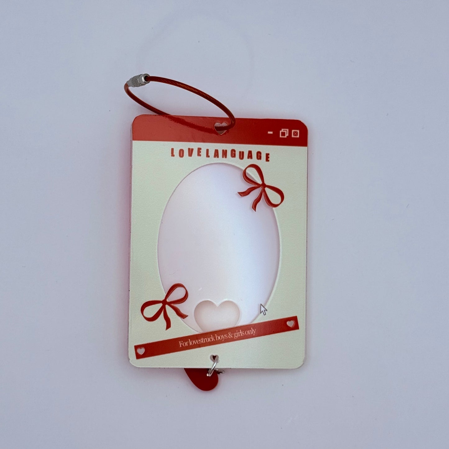 Tomorrow x Together Love Language Acrylic Photocard Holder