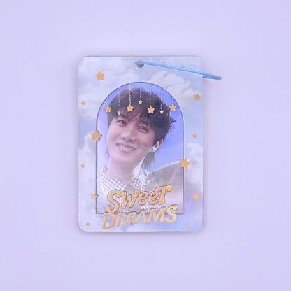 BTS J-Hope Sweet Dreams Themed Acrylic Photocard Holder