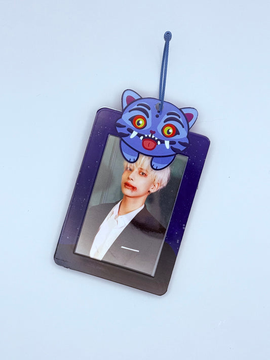 Derpy Demon Tiger Inspired Acrylic Photocard Holder
