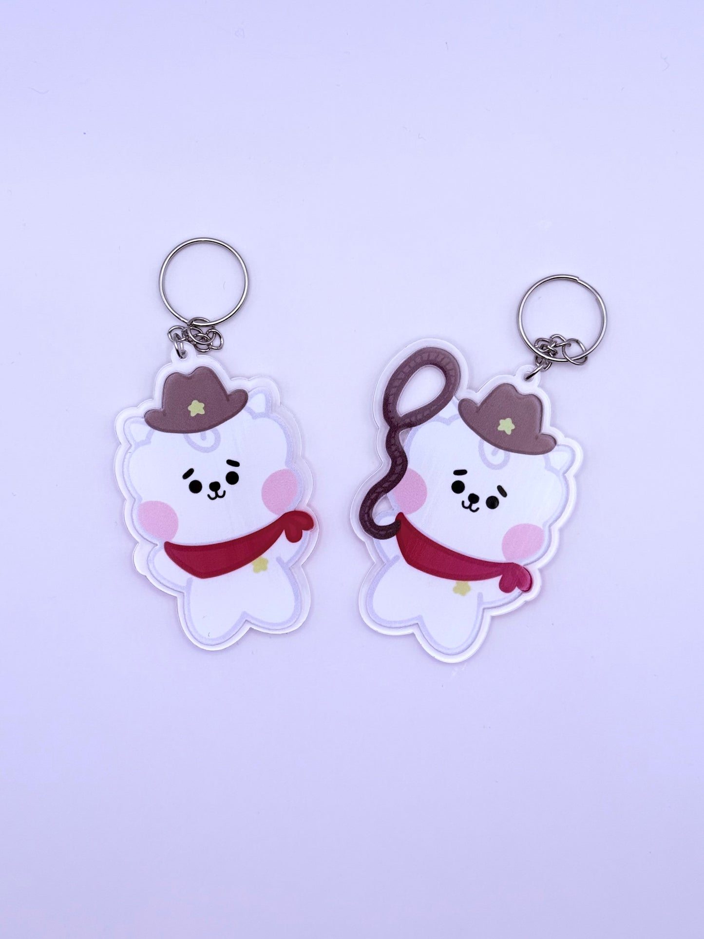 BT21 Cowboy RJ Double-Sided Acrylic Keychain