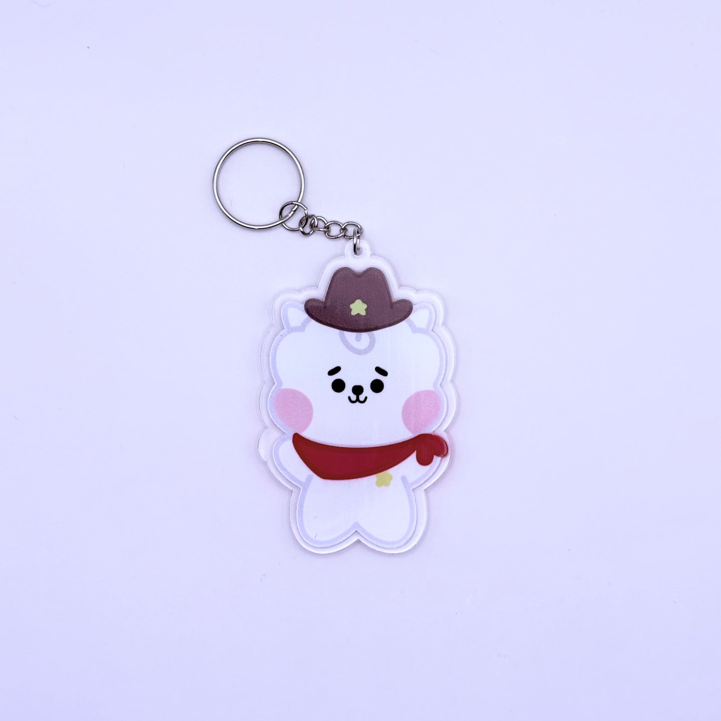 BT21 Cowboy RJ Double-Sided Acrylic Keychain