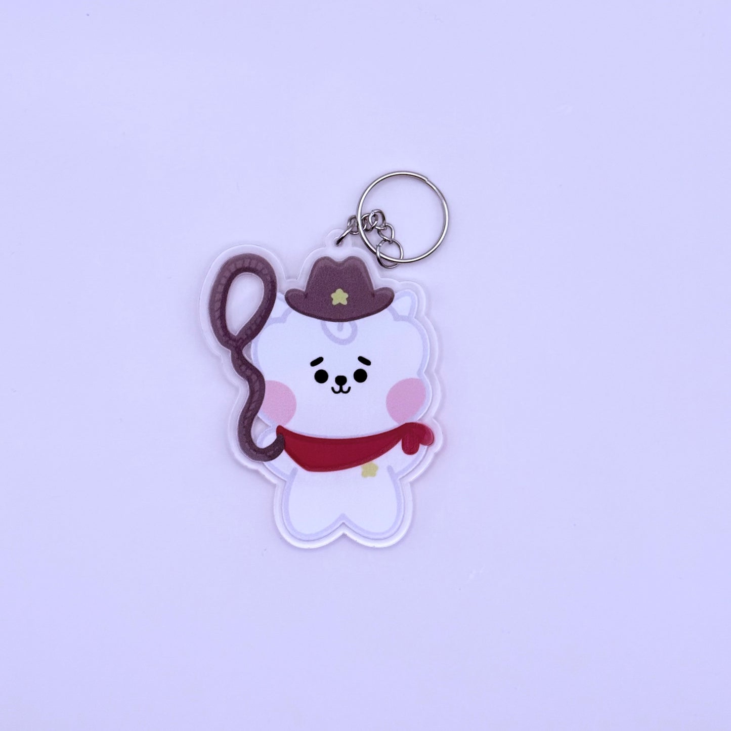 BT21 Cowboy RJ Double-Sided Acrylic Keychain