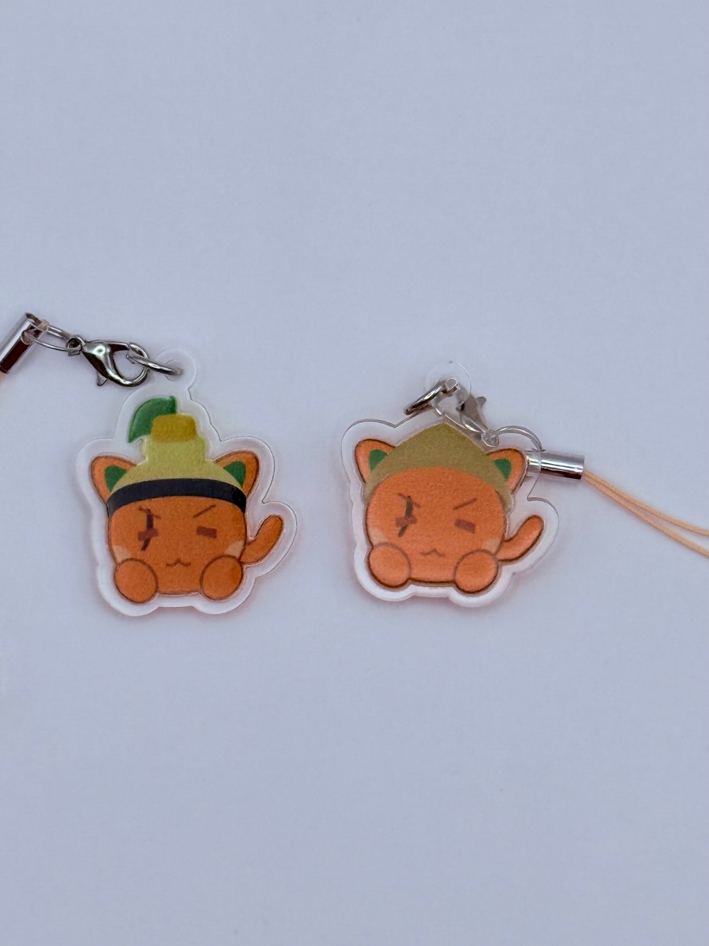 BTS SUGA Daechwita Tangerine Cat Double-Sided Phone Charm