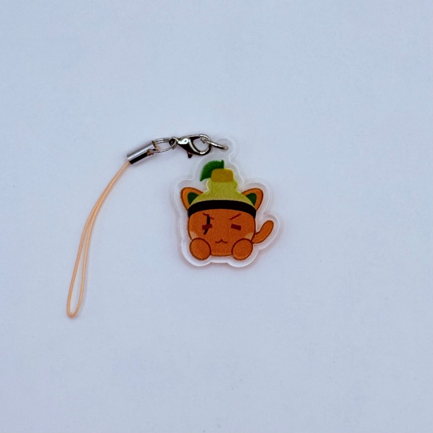 BTS SUGA Daechwita Tangerine Cat Double-Sided Phone Charm