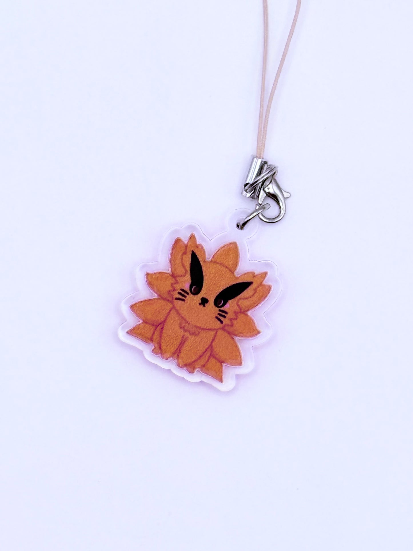 Nine-Tailed Fox Double-Sided Phone Charm
