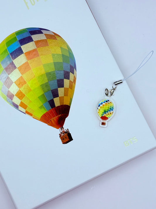 BTS Young Forever Hot Air Balloon Double-Sided Phone Charm