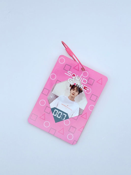 Squid Player Themed Acrylic Photocard Holder