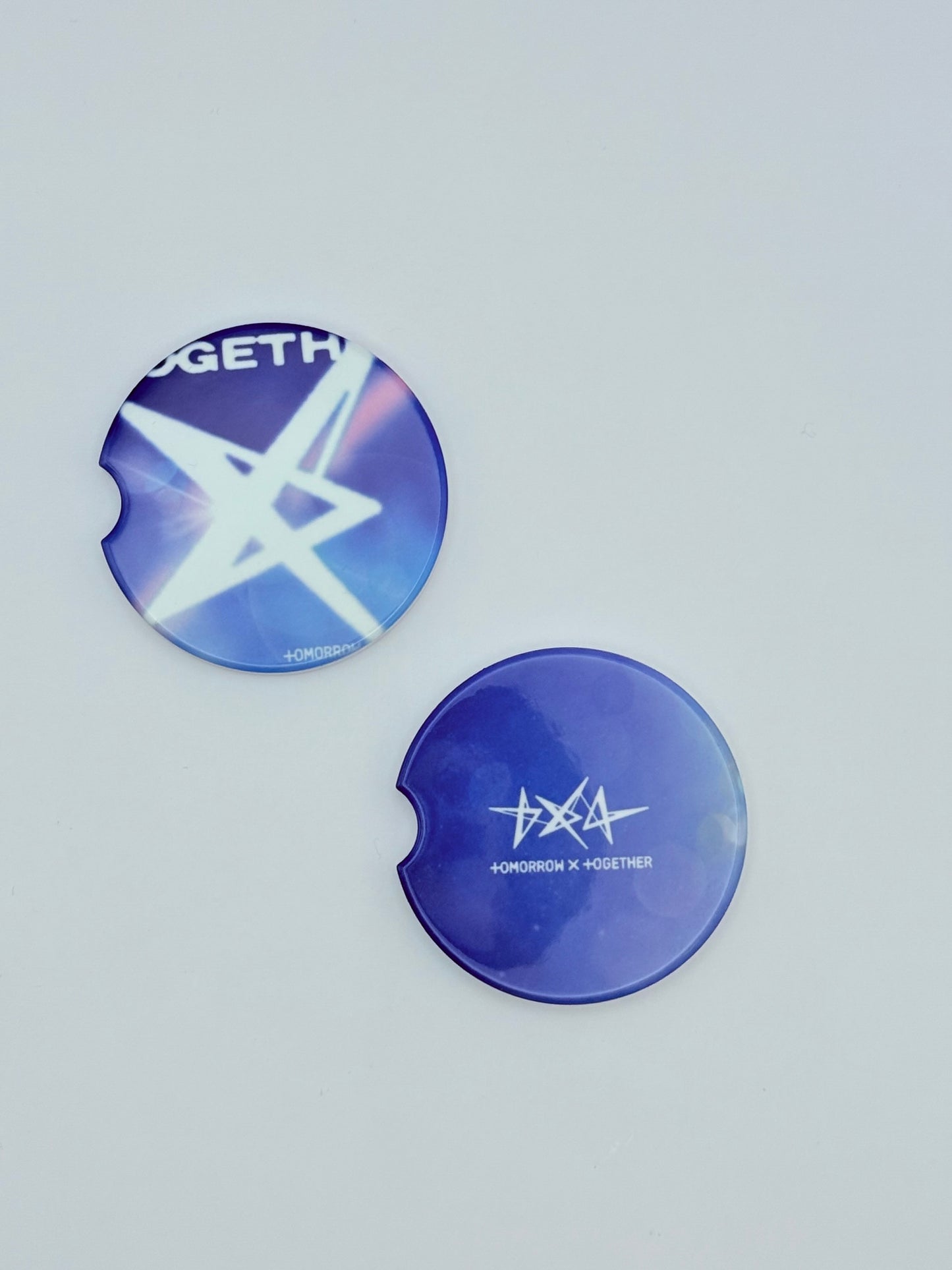 Tomorrow x Together The Star Chapter: Together Inspired License Plate Frame & Car Coaster Bundle