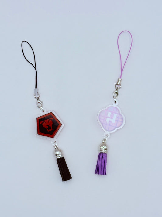 HUNTR/X and Saja Boys Inspired Double-Sided Phone Charm