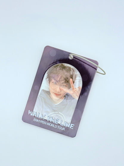 ENHYPEN Walk the Line Tour Themed Acrylic Photocard Holder
