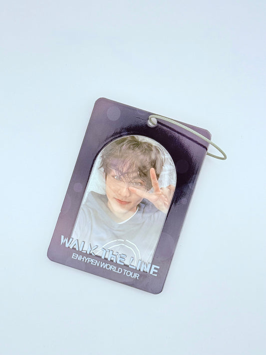 ENHYPEN Walk the Line Tour Themed Acrylic Photocard Holder