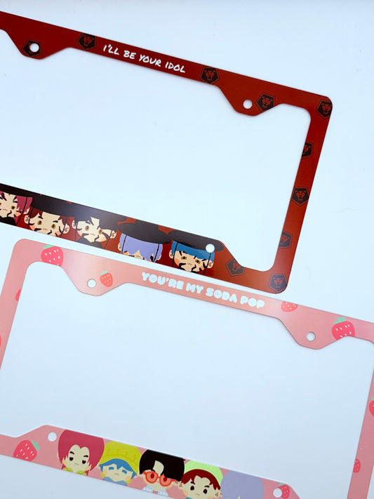 Saja Boys Themed License Plate Frame