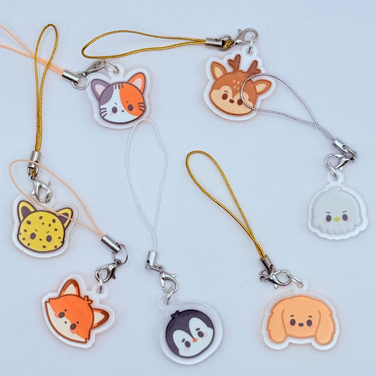 ENHYPEN Animal Emoji Double-Sided Phone Charm