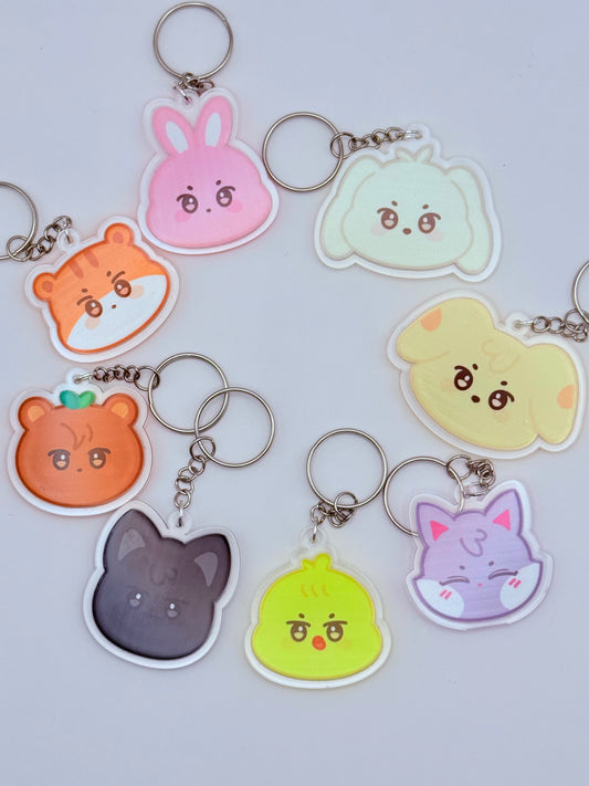 ANITEEZ Double-Sided Acrylic Keychain