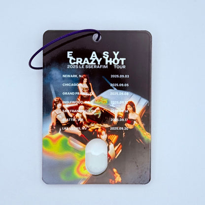 LE SSERAFIM EASY, CRAZY, HOT Tour Themed Acrylic Photocard Holder