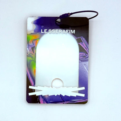 LE SSERAFIM EASY, CRAZY, HOT Tour Themed Acrylic Photocard Holder
