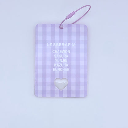 LE SSERAFIM Themed Acrylic Photocard Holder