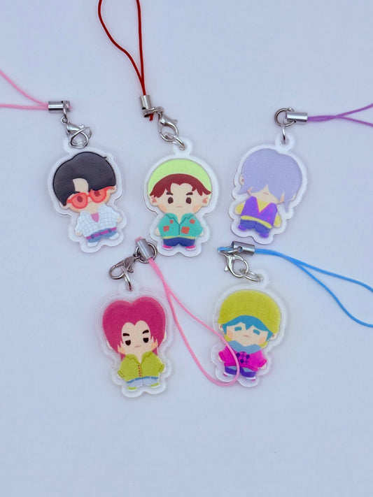 Saja Boys Soda Pop Double-Sided Phone Charm