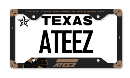 ATEEZ Lightiny Inspired License Plate Frame