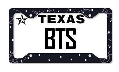 BTS Love Yourself: Tear Inspired License Plate Frame