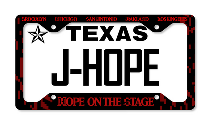 BTS J-Hope Hope on the Stage Inspired License Plate Frame