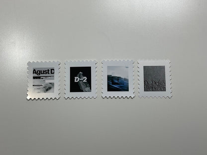 BTS Solo Discography Inspired Stamps