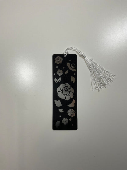 BTS Suga/Agust D Lotus Flower Double Sided Foiled Bookmark