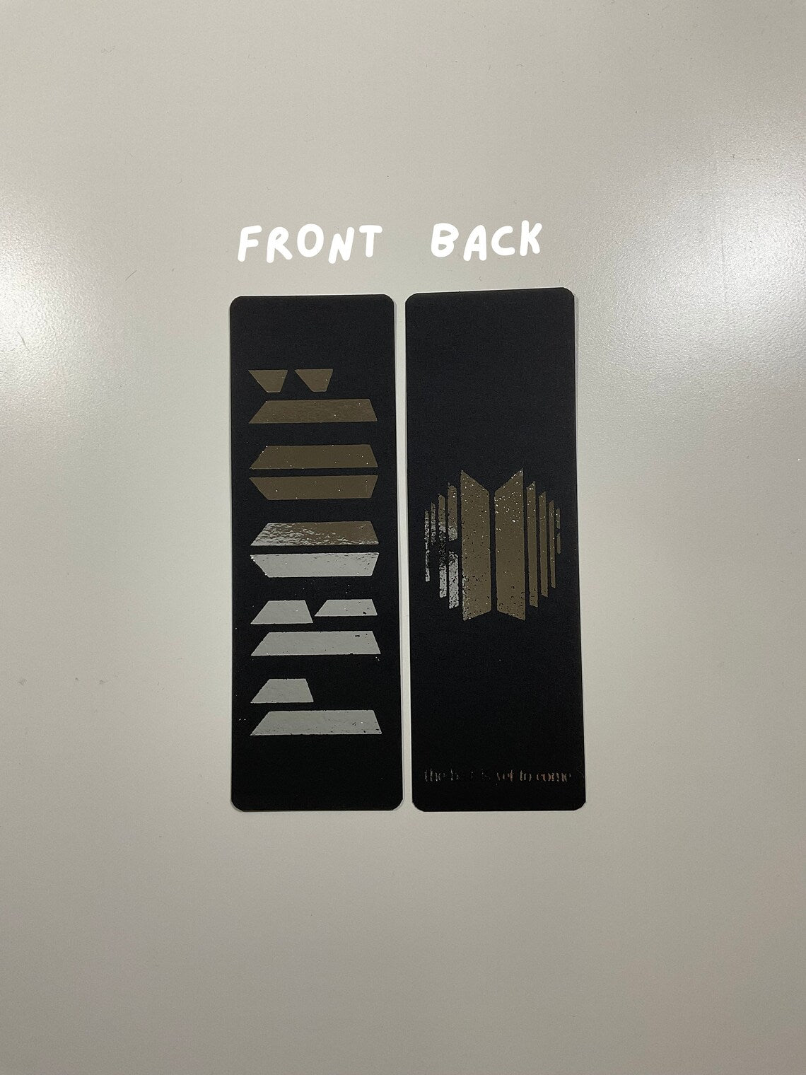 BTS PROOF Double Sided Foiled Bookmark