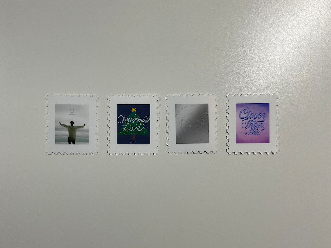 BTS Solo Discography Inspired Stamps