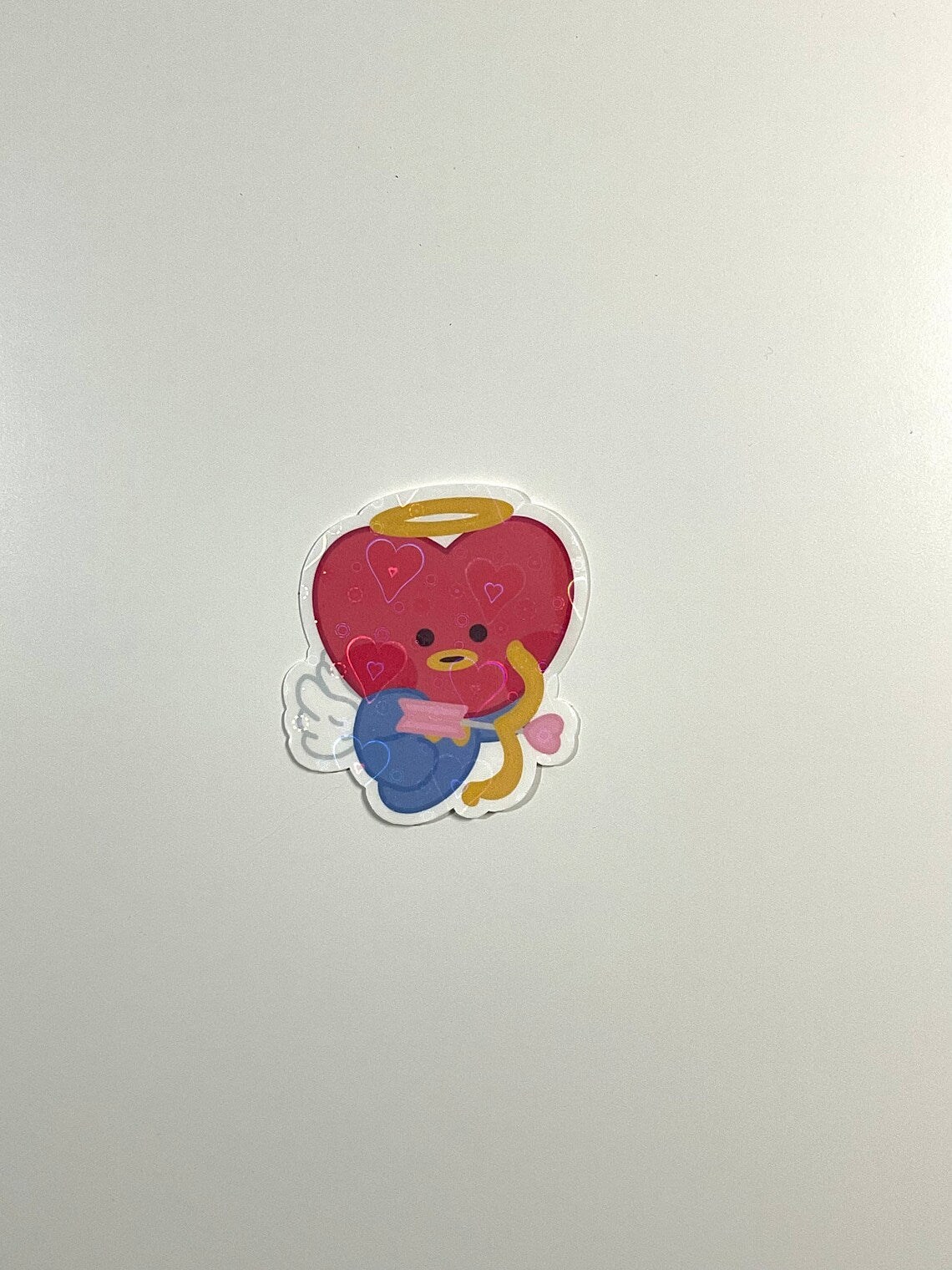 Cupid BT21 Valentine's Day Holographic Sticker